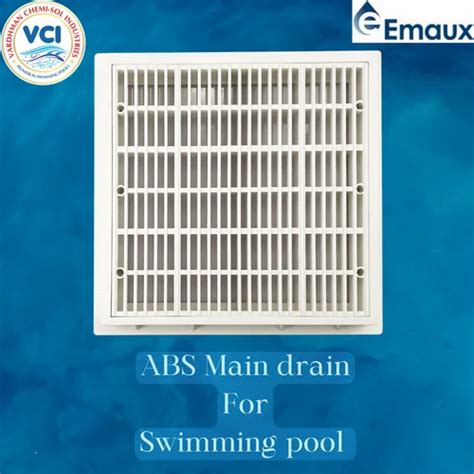 ABS White Swimming Pool Main Drain At Rs 2000 In New Delhi ID