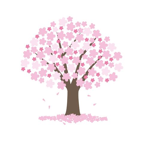 フリーイラスト 桜 Ziu Illustration