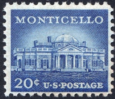 SC 1047 20 Monticello Single 1956 MNH United States General Issue