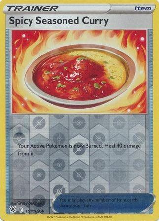 Spicy Seasoned Curry 151 189 Uncommon Reverse Holo Playset