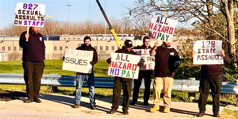 OCSEA members at Toledo Correctional Institution protest unsafe working ...