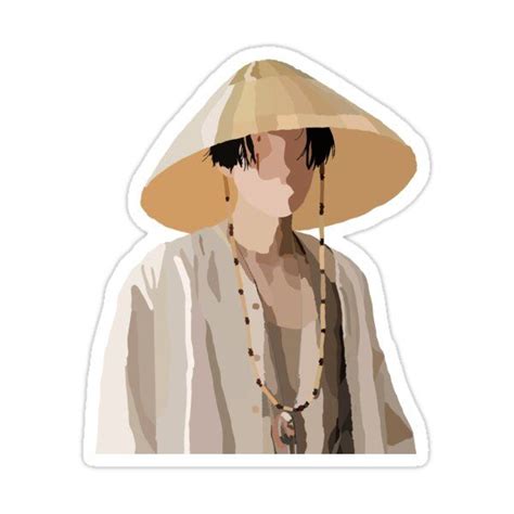 A Woman Wearing A Large Hat And Pearls Sticker