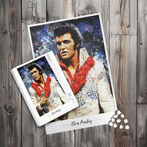 Elvis Presley Jigsaw Puzzle Pieces Gift For Puzzle Etsy