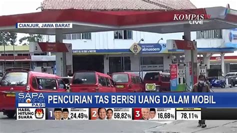 CCTV Rekam Aksi Pencuri Gondol Tas Berisi Uang Jutaan Rupiah Milik