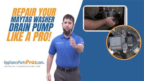 How To Replace A Maytag Washer Drain Pump Wpw10276397 Youtube