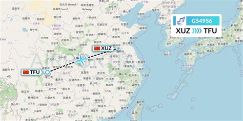 G54956 Flight Status China Express Airlines Xuzhou To Chengdu HXA4956