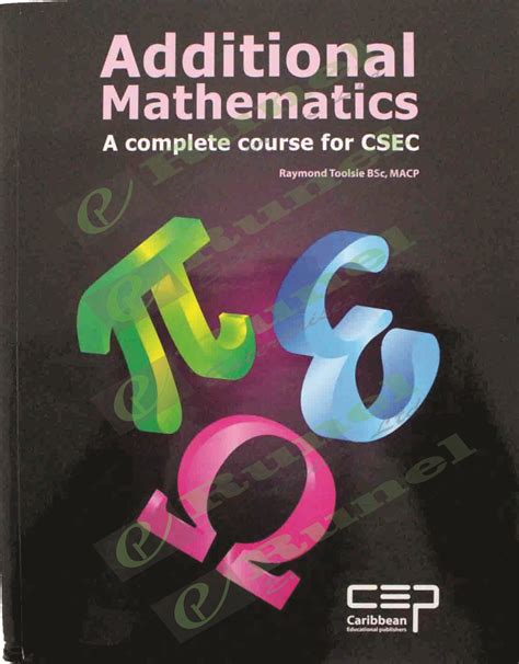 Additional Mathematics A Complete Course For Csec