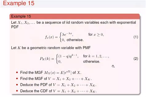 Solved Example Example Let X X Be A Sequence Chegg