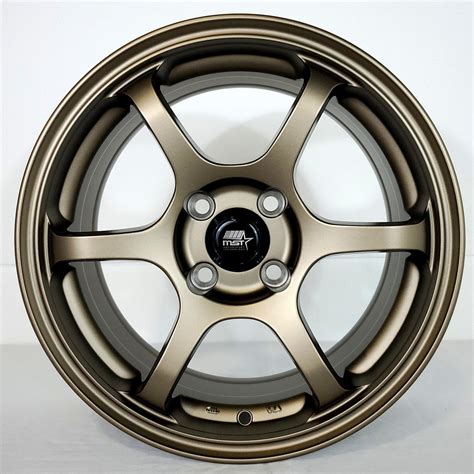 Mst Wheels Mt40 Matte Bronze 15x65 Vid Wheels