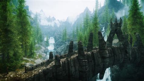 79+ Skyrim Scenery Wallpapers on WallpaperPlay | Scenery wallpaper ...