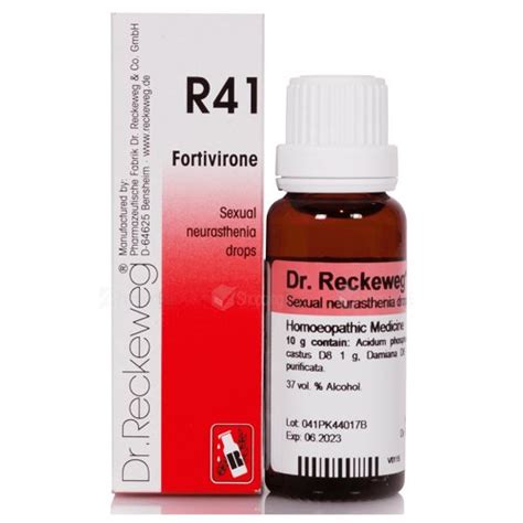 Buy Dr Reckeweg R41 Fortivirone For Sexual Weakness Online In Pakistan