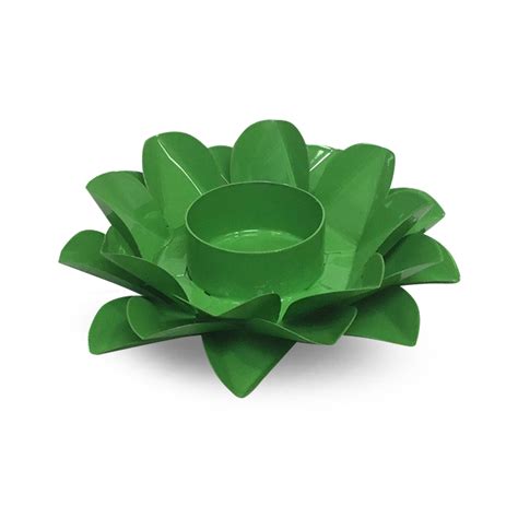 Buy Lotus Candle Holder Green Heart Chakra Online Spiru