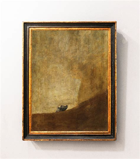 Francisco Goya the Dog 1823 Classic Painting Photo - Etsy