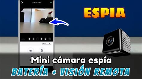 Mini cámara espía W10 con batería y visión remota fácil de utilizar