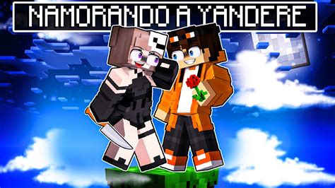 ESTOU NAMORANDO A GAROTA YANDERE No Minecraft YouTube