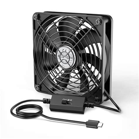 Buy Eluteng Mm Usb C Pc Fan V With L M H Adjustable Speed