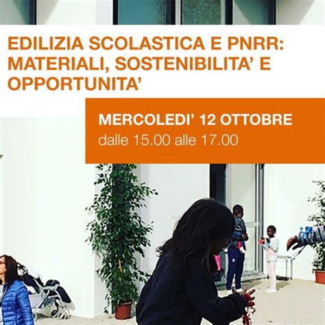 Webinar Edilizia Scolastica E PNRR