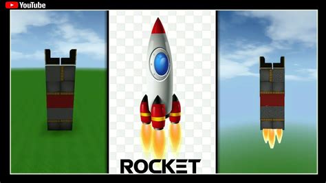 Mini Block Craft 3d How To Make A Rocket In Mini Block Craft