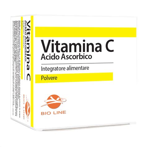 Vitamina C In Polvere Acido Ascorbico Integratore Alimentare Bioline