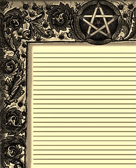 Beautiful Book of Shadows Template and extra pages PDF file | Etsy