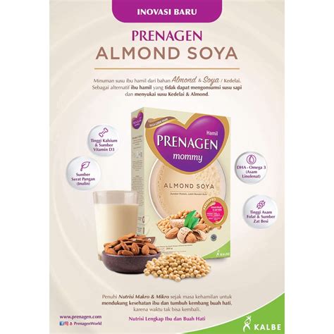 Jual Prenagen Mommy Almond Soya 200gr Susu Almon Kedelai Ibu Hamil