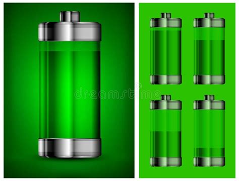 Battery Green Energy Concept Stock Vector Illustration Of Recharge