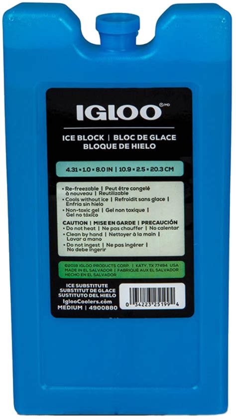 Igloo Maxcold Ice Block Medium Coolbox Freezer Pack