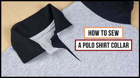 How To Sew A Polo Shirt Collar A Detailed Step By Step Sewing