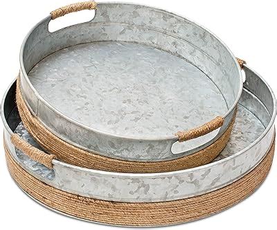 Amazon Festwind Coffee Table Tray Wooden Tray With Handles Round