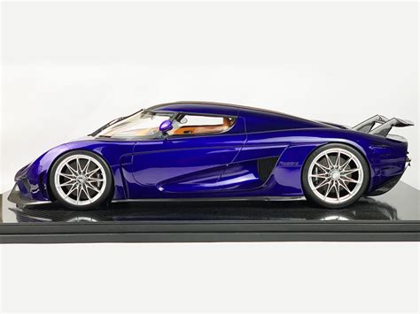 Frontiart Koenigsegg Regera Purple Blue Resin Model Frontiart