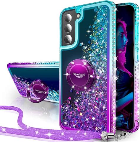 Miss Arts Coque Pour Samsung Galaxy S22 5g Fille Silicone Paillette