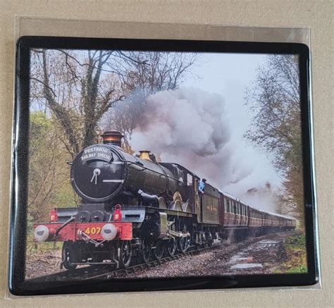 Mouse Mat Featuring Steam Locomotive Pendennis Castle Near Highley