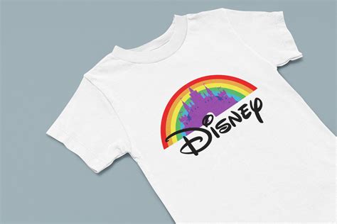 Rainbow Disney Children's PRIDE Shirt - Etsy