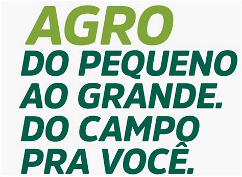 Senar Lan A Campanha Agro Do Pequeno Ao Grande Do Campo Pra Voc