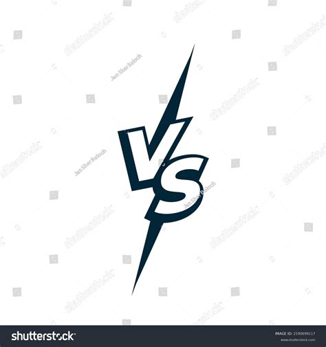 Vs Versus Vector Art Energy Symbol Stock Vector (Royalty Free) 2190699117 | Shutterstock