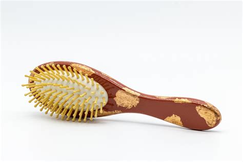 Natural Wooden Hairbrush Paddle Hairbrush Renoir Painting Hair Brush