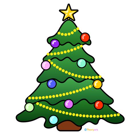 Christmas Tree Clipart Graphic Vectors | FreePatternsArea - Clip Art ...