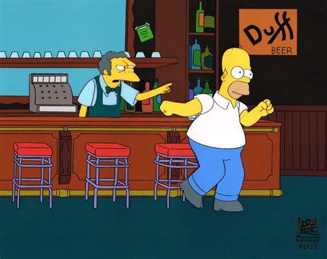 Homer and Moe in the Bar