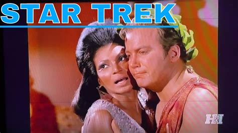 Tvs First Interracial Kiss Star Trek Tos Uhura And Kirk Youtube