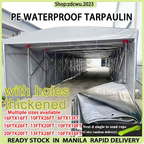 Lona Trapal Waterproof Makapal Buy 1 Take 1 Rope Shopee Philippines