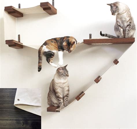 Catastrophicreations Wall Mounted Deluxe Playplace Cat Shelf Onyx