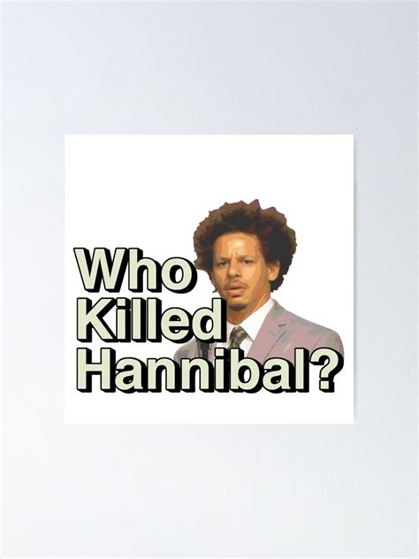 Who Killed Hannibal Poster For Sale By Willkoman Redbubble