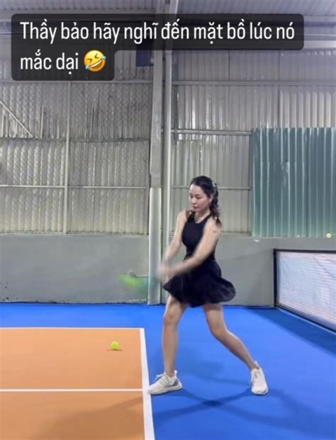 Gia Nhập Pickleball Muộn Hot Girl Trâm Anh để Lại điểm Nhấn