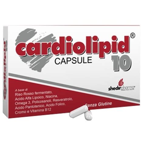 Shedir Pharma Cardiolipid Integratore Alimentare Capsule Openfarma