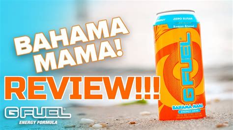 Gfuel Bahama Mama Can Review Youtube