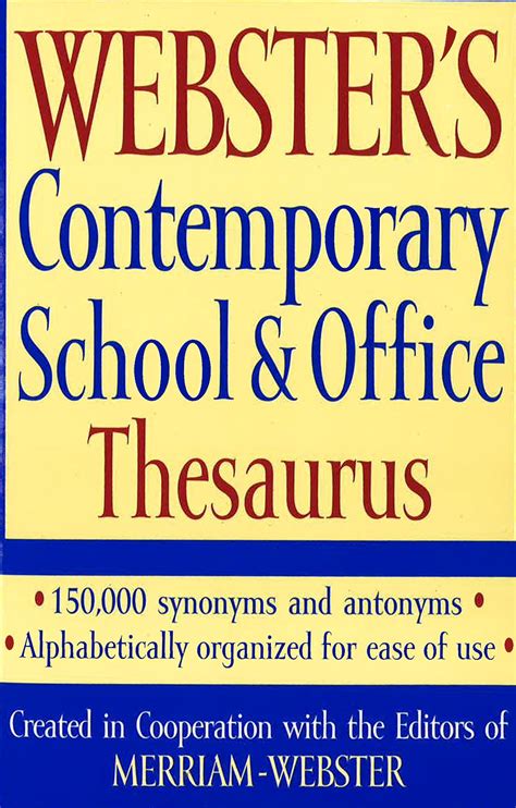 "Chambers School Thesaurus, 3rd Edition" 4