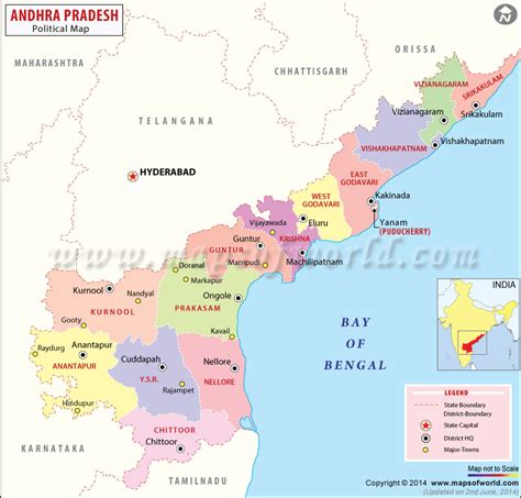 High Resolution: Andhra Pradesh Map [HD] - BragitOff.com