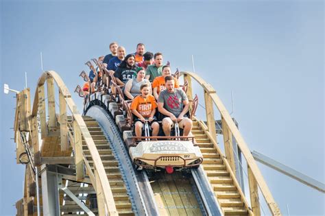 Zambezi Zingers Return Review Of Worlds Of Funs Wooden Coaster