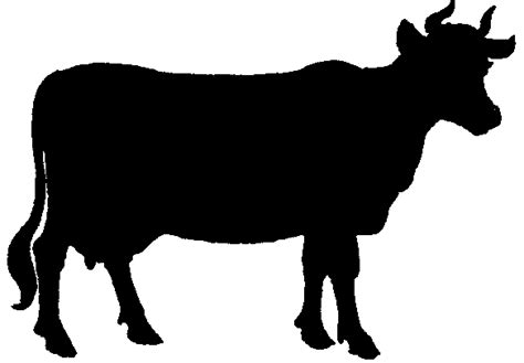 Dairy Cow Silhouettes - ClipArt Best