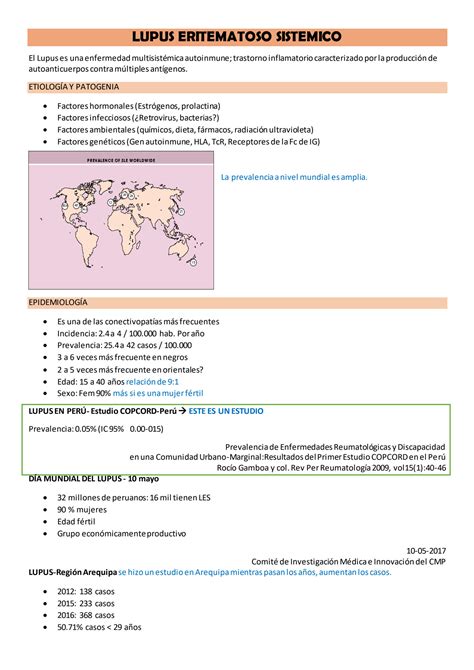 Solution Lupus Eritematoso Sistemico Studypool